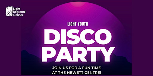 Immagine principale di CANCELLED - Light Youth Disco Party - Senior (13-16 years) 