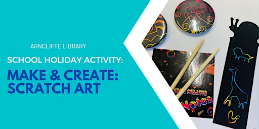 School Holidays @ Arncliffe Library – Scratch Art (7-12yo) primary image