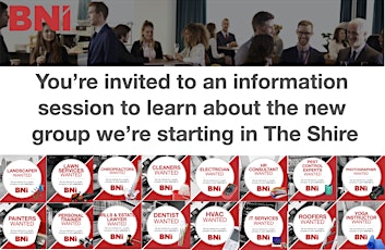 BNI  Shire Connect  Business Networking Information Session