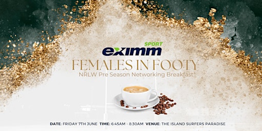 Imagen principal de Eximm Sport's Females in Footy Breakfast