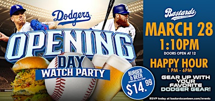 Primaire afbeelding van Dodgers Opening Day Watch Party (Downey)