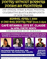 Imagen principal de 2nd Annual POETRY WITHOUT BORDERS Verse & Music Festival