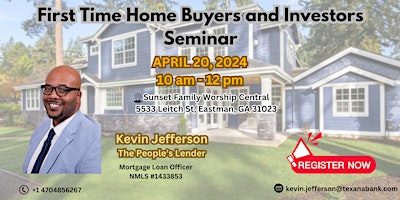 Imagem principal de First Time Home Buyers and Investors Seminar