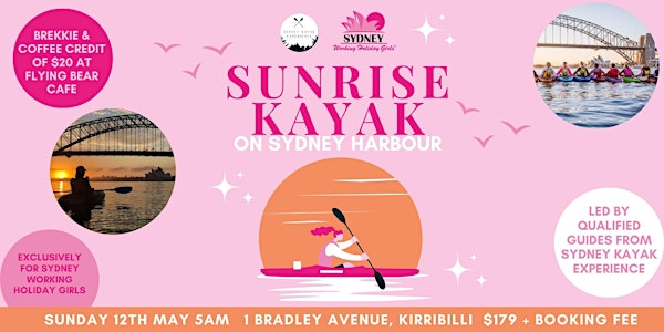 Sunrise Kayak with Sydney Working Holiday Girls | Sunday 12th May