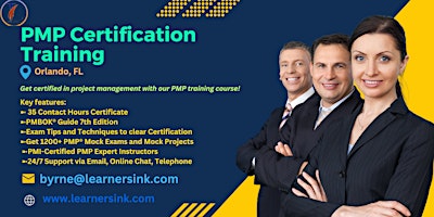 PMP Exam Prep Instructor-led Certification Training Course in Orlando, FL primary image