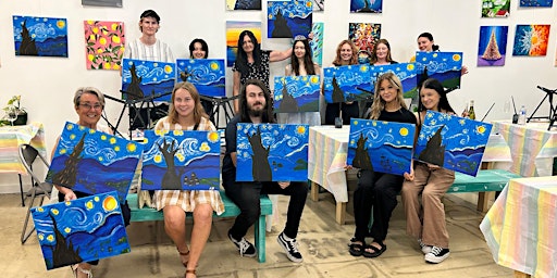 Paint and Sip -  Van Gogh's Starry Night (BYO Drinks & Nibbles) primary image
