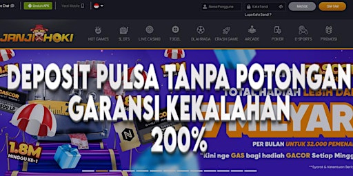 Immagine principale di JANJIHOKI Daftar Bonus New Member 100 Garansi Kekalahan JANJIHOKI 