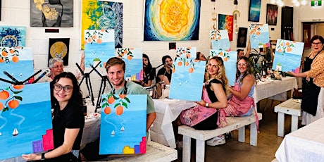 Paint the Amalfi Coast Paint and Sip Event