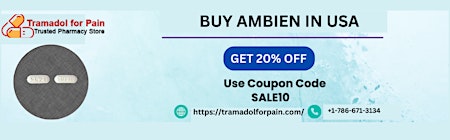 Imagem principal do evento Buy  Ambien (Zolpidem) Online for Anxiety  Limited stock medicine deals