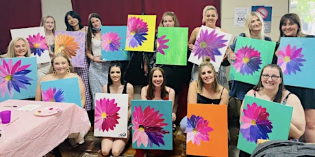 Adelaide Paint and  Sip -  Bold Floral