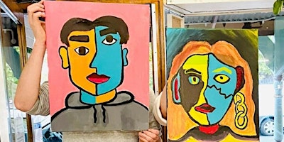 Primaire afbeelding van Paint and Sip -  Paint Your Partner Picasso Way (BYO Drinks & Nibbles)