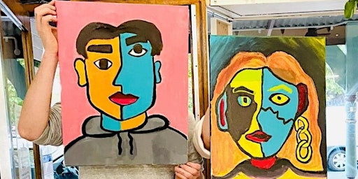 Hauptbild für Paint and Sip -  Paint Your Partner Picasso Way (BYO Drinks & Nibbles)