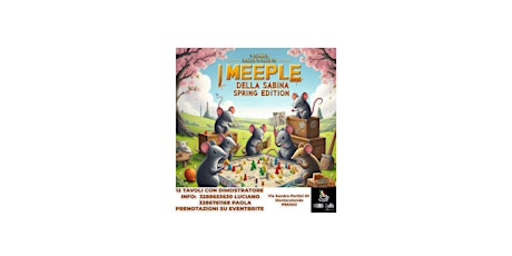 I Meeple della Sabina in tour - Spring Edition