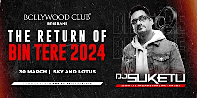 Primaire afbeelding van Bollywood Club - India’s Favourite DJ Suketu at Sky and Lotus, Brisbane