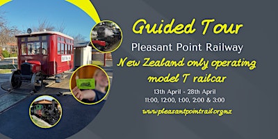 Guided Tours at Pleasant Point Railway primary image