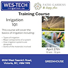 FREE Talk: Irrigation 101