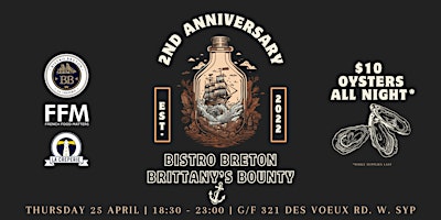 Imagem principal do evento Brittany's Bounty at Bistro Breton