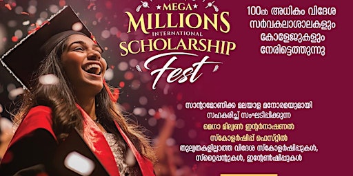 Imagem principal do evento Scholarship Fest  | Global Education Expo  Thiruvalla | Santamonica Study