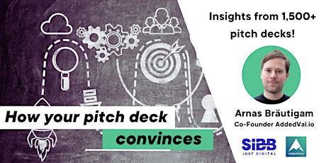 Hauptbild für How your pitch deck convinces: insights from 1,500+ decks | Online Session