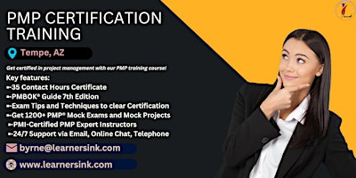 Hauptbild für PMP Exam Prep Instructor-led Certification Training Course in Tempe, AZ