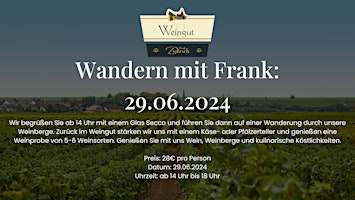 Hauptbild für Wandern mit Frank! - 29.06.2024