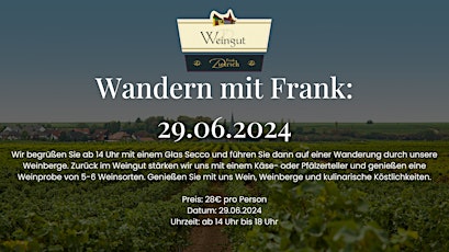 Wandern mit Frank! - 29.06.2024