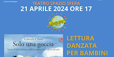 Image principale de Lettura Danzata  per bambini e famiglie "Solo una goccia"