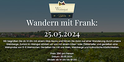 Hauptbild für Wandern mit Frank! - 25.05.2024