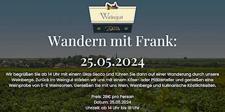 Wandern mit Frank! - 25.05.2024