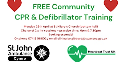 Hauptbild für FREE Community CPR and Defibrillator Training