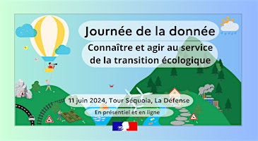 Imagem principal do evento Journée de la donnée au service de la transition écologique 2024