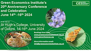 Hauptbild für Green Economics Institute  20th Anniversary Conference June 2024