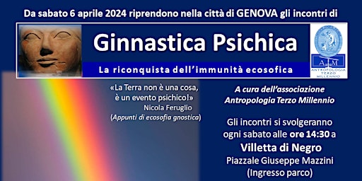 Imagem principal de GINNASTICA PSICHICA (ciclo di incontri a Genova)