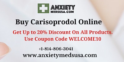 Image principale de Buy Carisoprodol Online With Our Biggest Midnight Sale