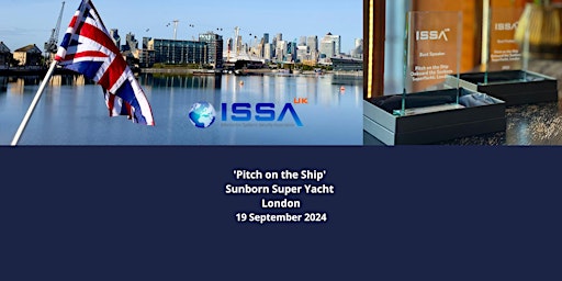 Imagem principal do evento ISSA-UK  'Pitch on the Ship'
