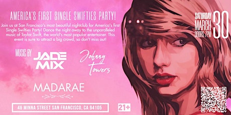 America's First SINGLE SWIFTIE PARTY at MADARAE - Music By JADE MIX & JOHNNY TOWERS