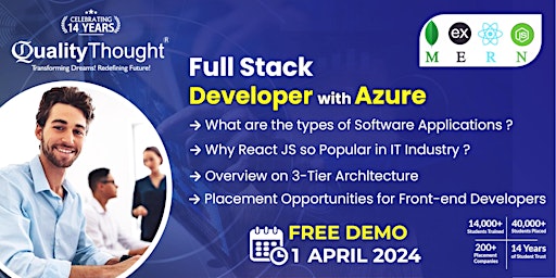 Full Stack Developer with Azure  primärbild