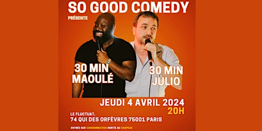 Imagem principal do evento Maoulé & Julio au So Good Comedy Club.
