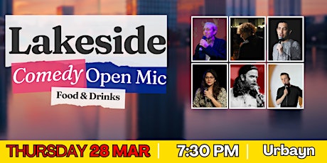 Imagem principal de English Stand Up Comedy Show next to Ostkreuz - Lakeside Comedy Open Mic