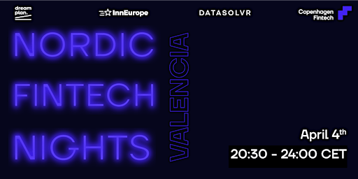 Imagem principal do evento Nordic Fintech Nights - Valencia (April 4th)