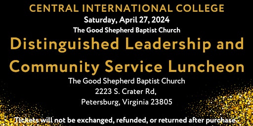 CIC 2024 Distinguished Leadership and Community Service Luncheon