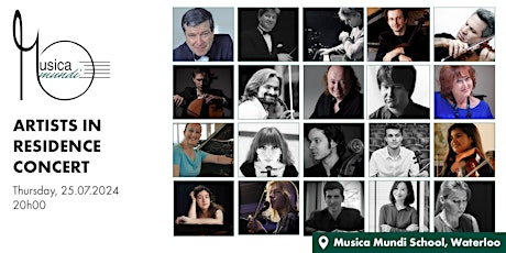 Artists in Residence Concert primary image
