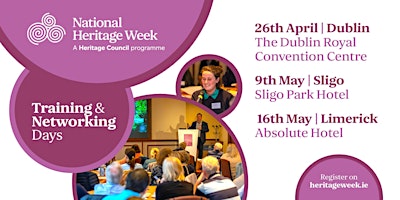 National Heritage Week Event Organisers Training & Networking Day- Dublin primary image