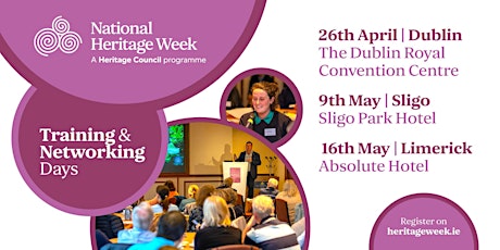 Primaire afbeelding van National Heritage Week Event Organisers Training & Networking Day- Sligo