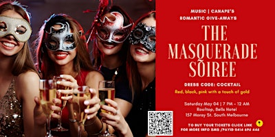 Imagem principal do evento Melbourne City  Mingle Masquerade Soiree