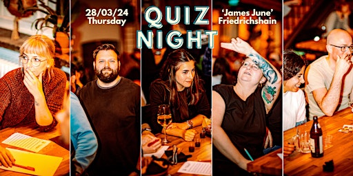 Imagen principal de QUIZ @ James June - Friedrichshain (DEU/ENG) - 28/03/24