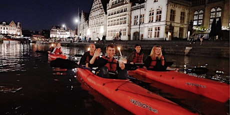 Torch kayaking Ghent