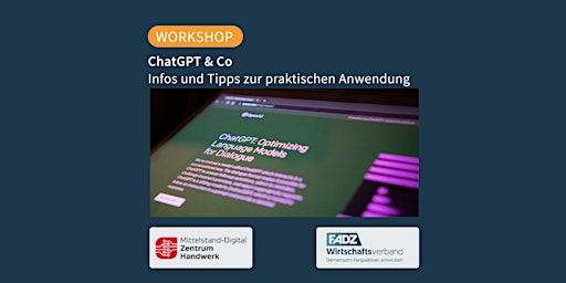 Hauptbild für Workshop ChatGPT & Co | Termin 2