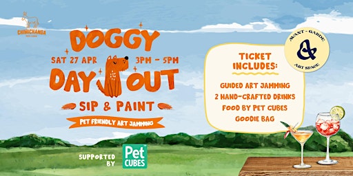 Imagem principal do evento Doggy Day Out: Sip and Paint