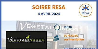 Primaire afbeelding van Soirée RESA  04/04 Végétal Indoor